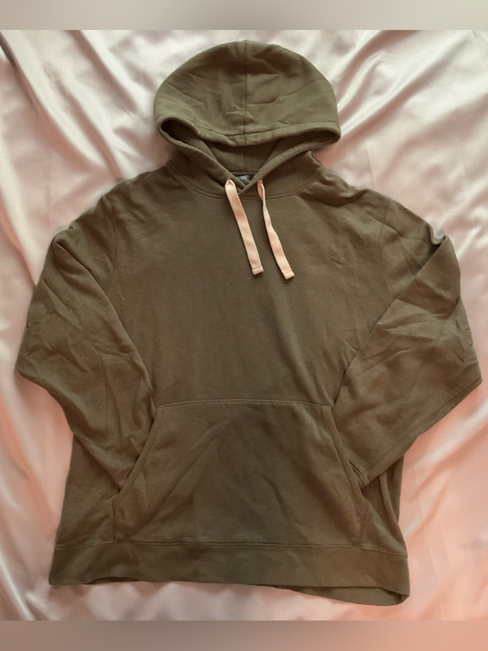 Men's Olive Green Hoodie Sweater
